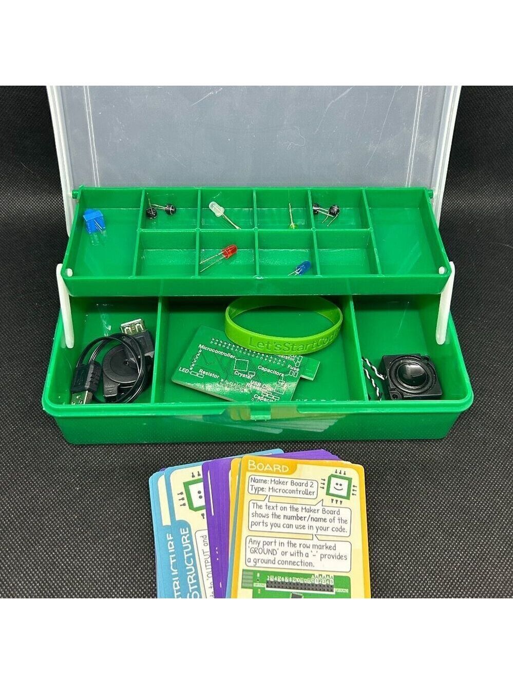 Let's Start Coding Inc. Base Kit 2 for learning programming/circuits